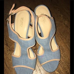 Never Worn! New! michael kors wedge sandals 6.5 No Size